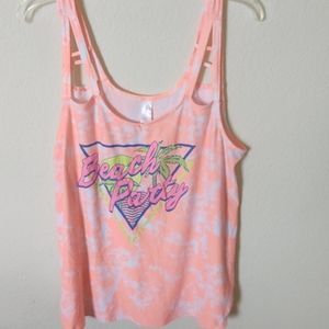 No Boundaries Neon Beach Party Tank Top